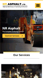 Mobile Screenshot of nrasphalt.co.uk